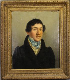 Appraisal: English School th C Portrait of a Gentleman English School