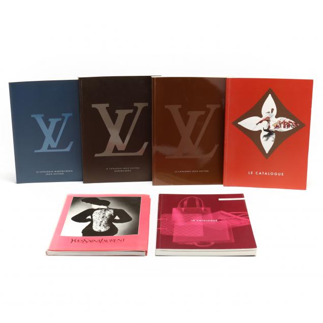 Appraisal: Five Louis Vuitton Catalogues and an Yves Saint Laurent Retrospective