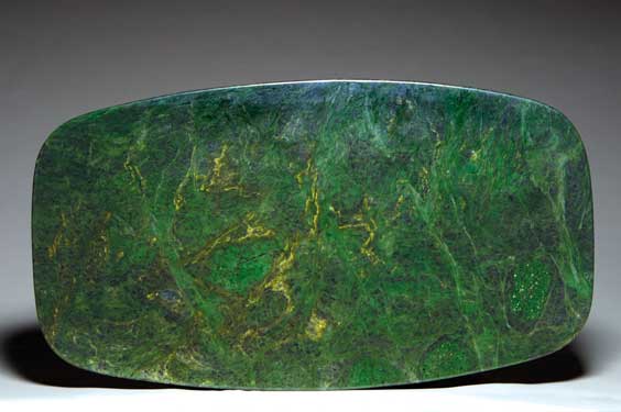 Appraisal: EXQUISITE JADE TABLE Cassiar Mine Cassiar British Columbia Canada This