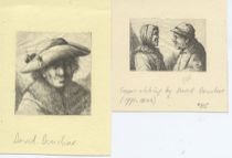 Appraisal: David Deuchar Scottish - Set of two etchings by David