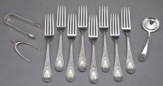 Appraisal: Group of Eleven Sterling Pieces th c consisti Group of