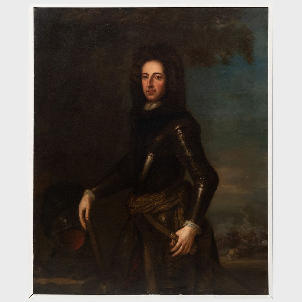 Appraisal: European School Portrait of William III of Orange King of