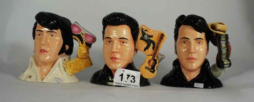 Appraisal: Royal Doulton Small Character Jugs Elvis Vegas EP Jail House