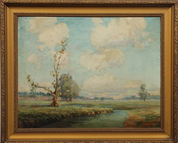 Appraisal: Landscape oil on board x SLL W Koeniger Artist American