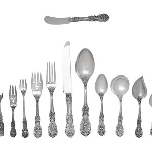 Appraisal: A Reed and Barton Francis I Silver Flatware Service Taunton