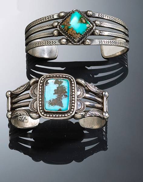 Appraisal: JewelryFine Southwest jewelry from the Sheldon and Barbara Breitbart Collection