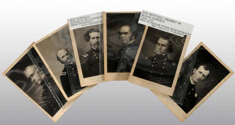 Appraisal: Lot of Union Generals of the Civil War CDVs Description