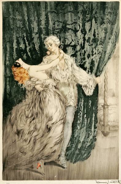 Appraisal: Louis Icart French - Casanova H C amp I Etching