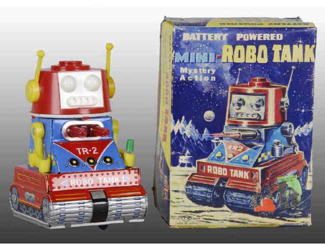 Appraisal: Lot of Japanese Robot Toys with Orig Boxes Description Battery-operated