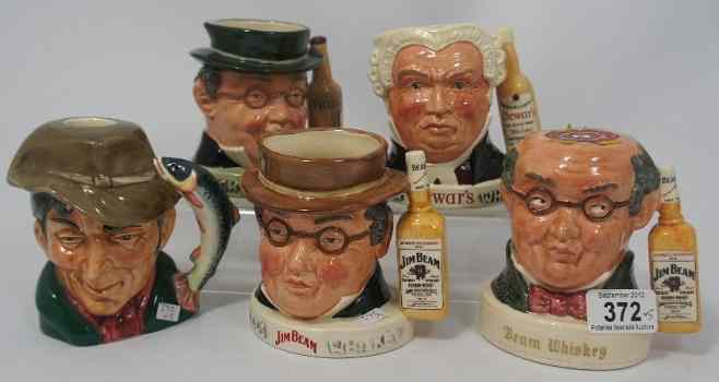 Appraisal: A collection of Royal Doulton small character Whisky decanters comprising