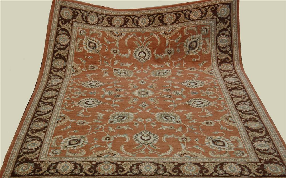 Appraisal: SHAW ORIENTAL MACHINE MADE WOOL RUG having an allover traditional