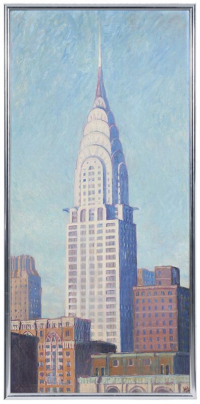 Appraisal: Henry Link North Carolina born Chrysler Building signed lower right