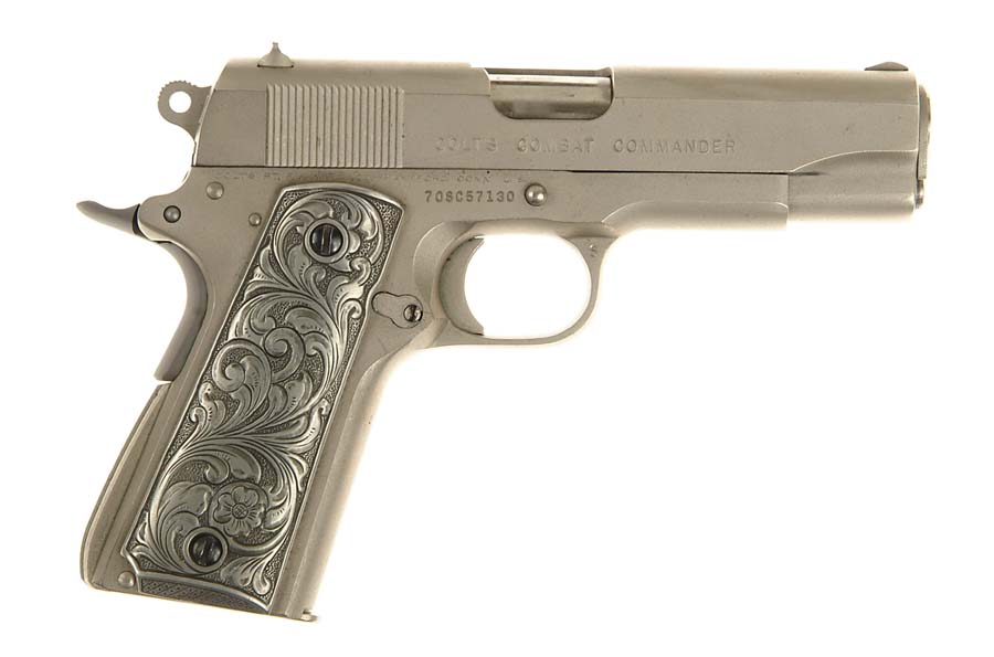 Appraisal: TEXAS RANGER COLT COMBAT COMMANDER SEMI-AUTO PISTOL Cal ACP SN