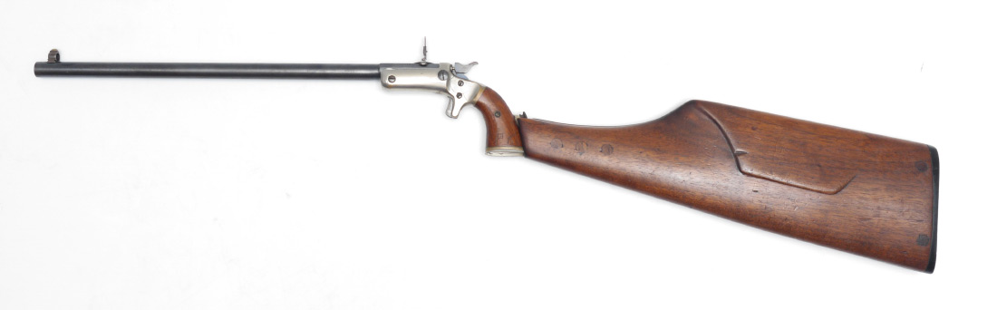 Appraisal: J STEVENS ARMS ANTIQUE NEW MODEL POCKET RIFLE WITH WOOD