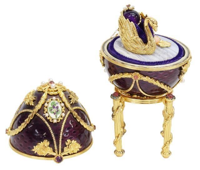 Appraisal: Imperial Anniversary Egg House of Igor Carl Faberge for the