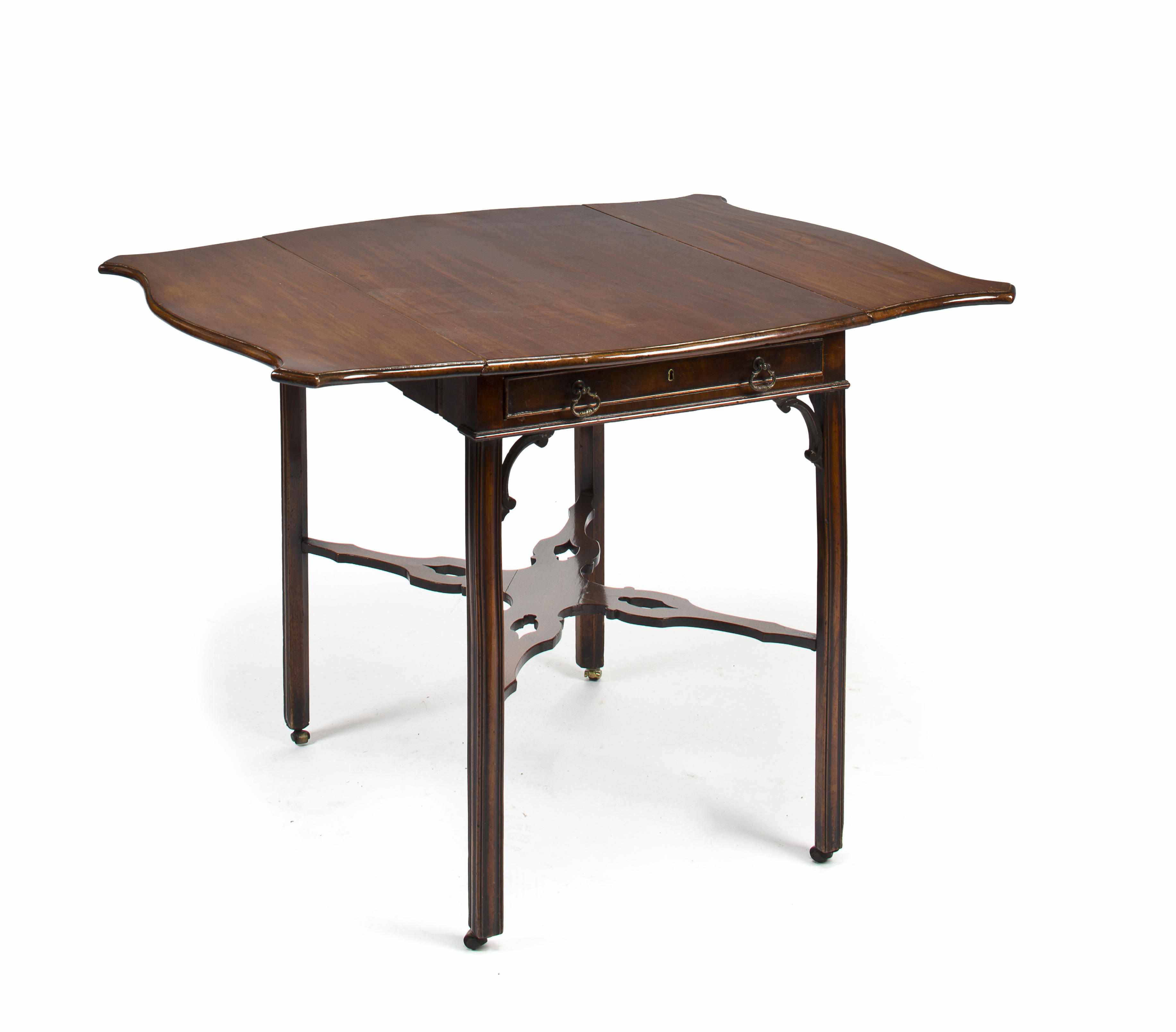 Appraisal: A George III mahogany pembroke table circa height in width