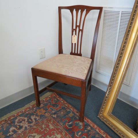 Appraisal: Mahogany Side Chair cathedral back