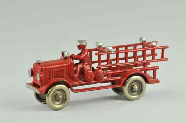 Appraisal: HUBLEY LADDER TRUCK c ' s cast iron exceptional example