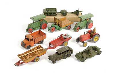 Appraisal: Dinky Toys a mixed group of unboxed To include No