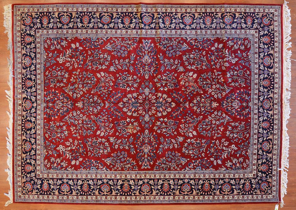 Appraisal: Sarouk Design Carpet Romania x Second half- th century hand-knotted