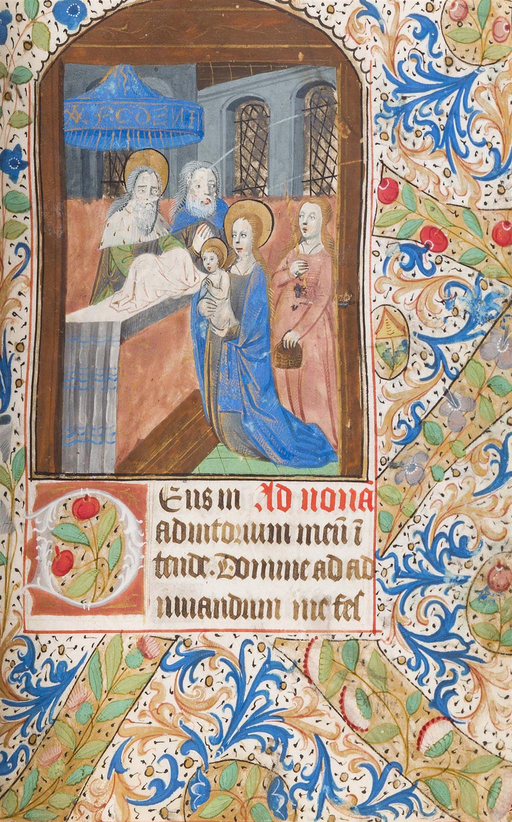 Appraisal: Book of Hours - in Latin use of St Omer