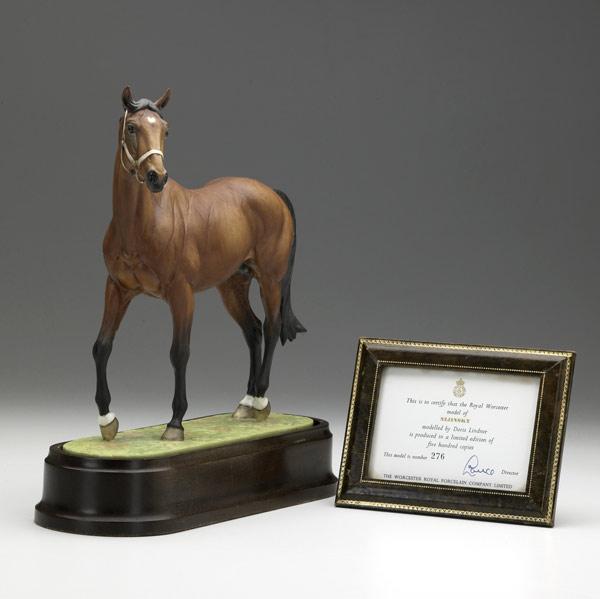 Appraisal: Royal Worcester porcelain figure of the famous race horse Nijinsky