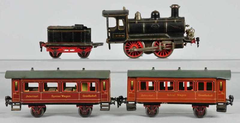 Appraisal: Marklin Gauge R Passenger Train Set Description German Hand enameled