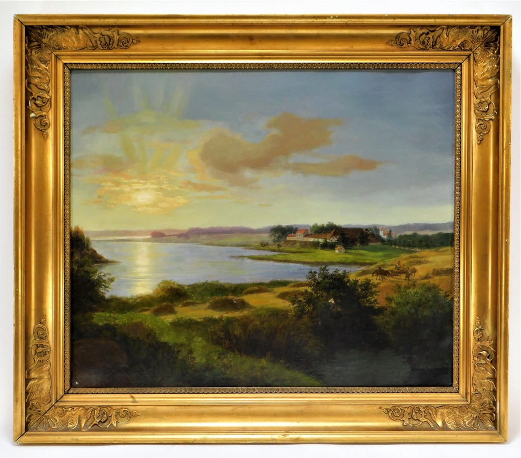 Appraisal: AMERICAN ILLUMINATED HUDSON RIVER SCHOOL PAINTING United States th CenturyNaturalist