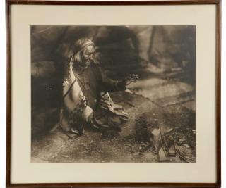 Appraisal: ATTRIBUTED TO EDWARD S CURTIS - Portrait of an Elderly