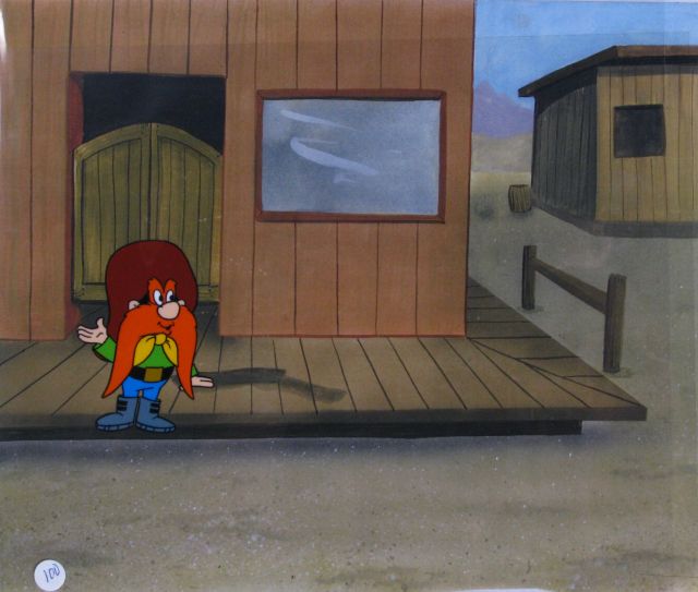 Appraisal: Yosemite Sam Filmation Studios Groovy Goolies production drawing and cel