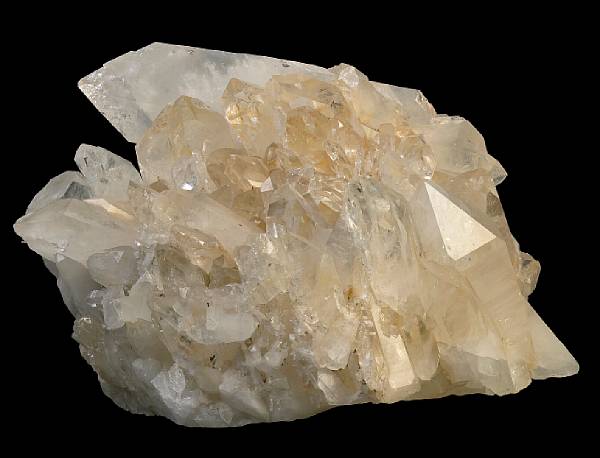 Appraisal: Brazil This large display specimen possesses transparent to milky quartz