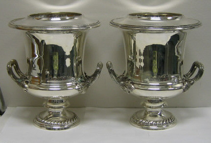 Appraisal: JOSEPH RODGERS SONS SHEFFIELD TH CENTURY A pair of electroplated