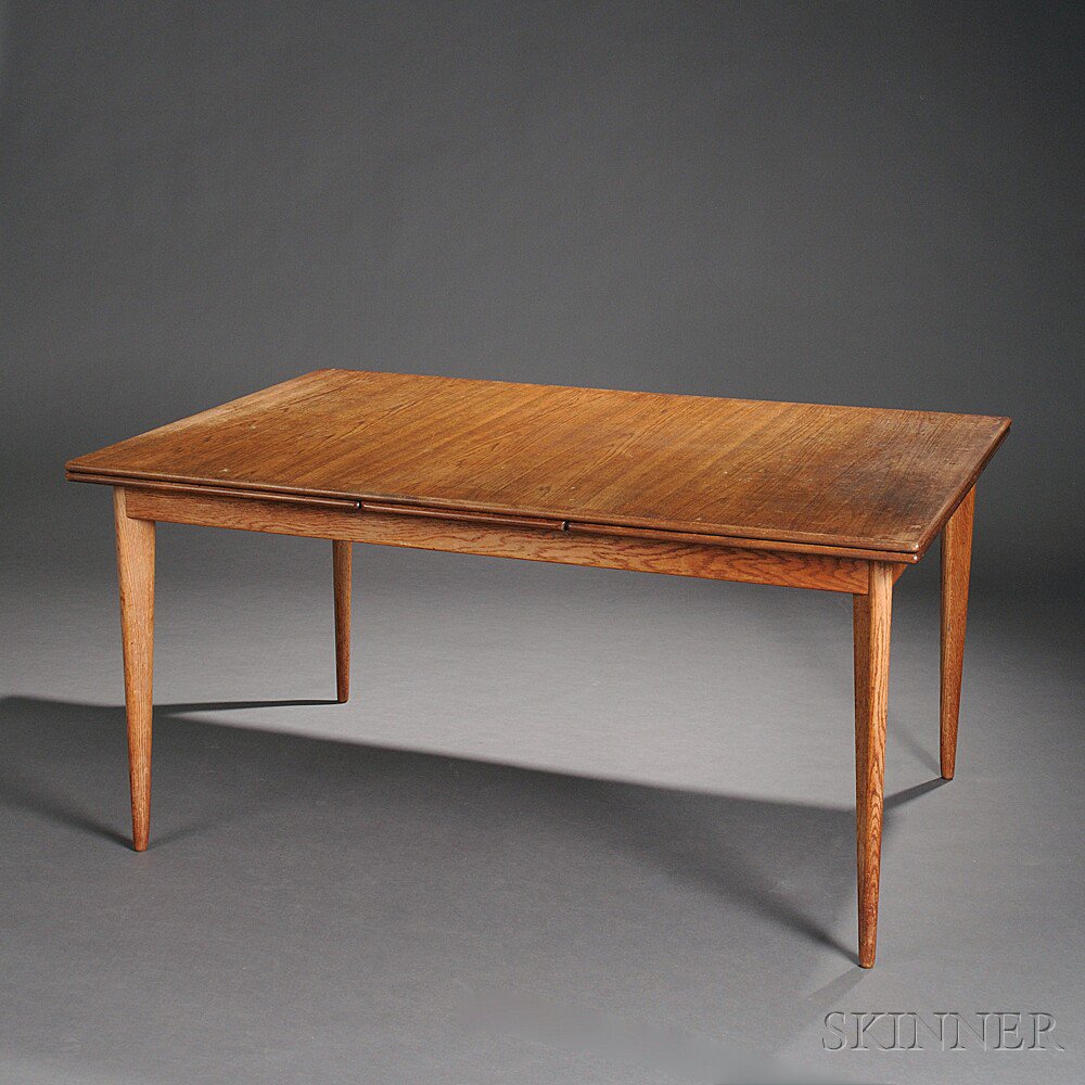 Appraisal: Design Research Dining Table Teak Denmark c Rectangular top with