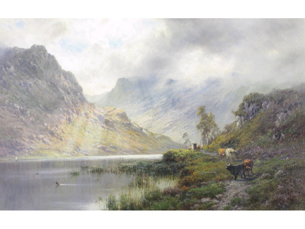 Appraisal: ALFRED DE BREANSKI Snr - A Spring Morning Inverlochy and