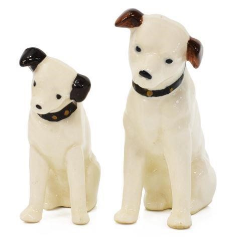 Appraisal: lot of RCA His Master's Voice ceramic dog figures Chipper