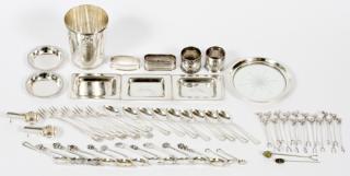 Appraisal: AMERICAN STERLING FLATWARE AND TABLEWARE PIECES AMERICAN STERLING FLATWARE AND