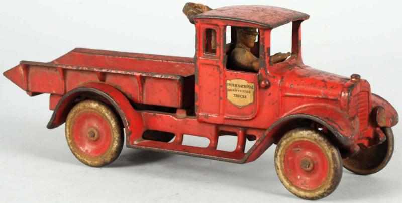 Appraisal: Cast Iron Arcade International Harvester Toy American Includes original driver