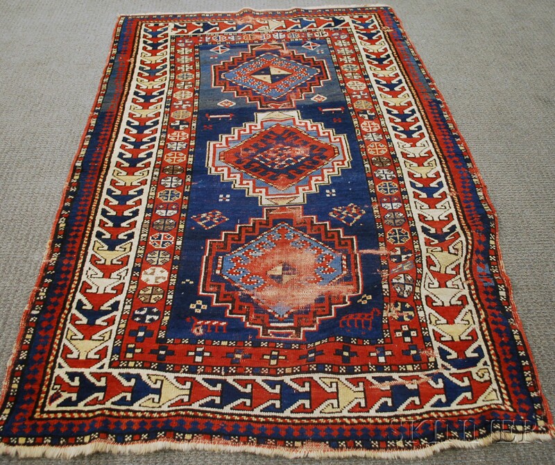 Appraisal: Kazak Rug Southwest Caucasus th century ft in x ft