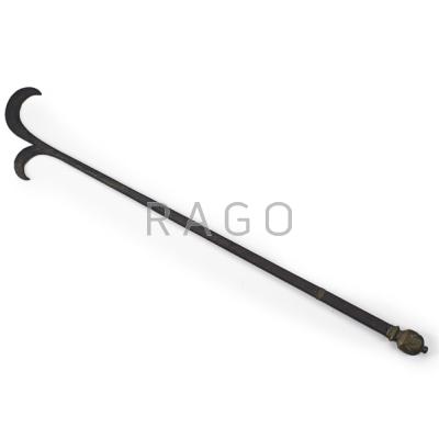 Appraisal: OSCAR BACH - Fire poker New York s Wrought iron