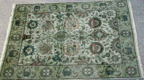 Appraisal: Excellent natural dye India carpet ' x ' EST