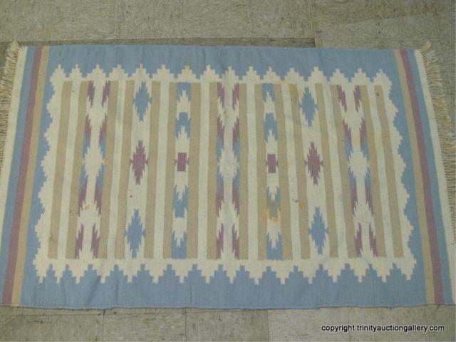 Appraisal: x Southwestern Pattern Area Rug - Wool blend woven rug