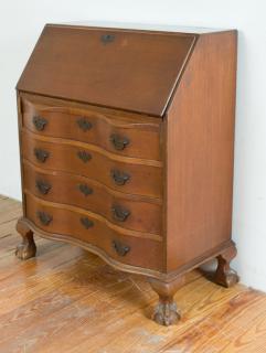 Appraisal: Maddox Tables Slant Front Desk Maddox Tables Colonial Revival style