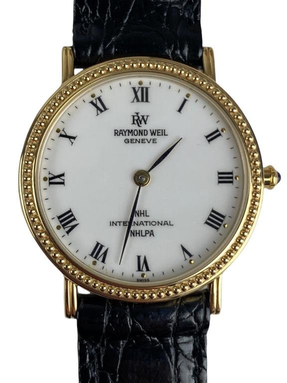 Appraisal: NIB Raymond Weil NHL Players Association Watch K Gold Plated