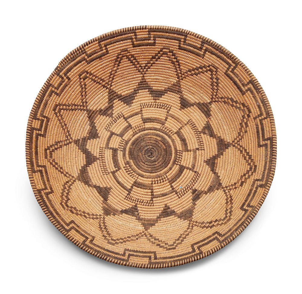 Appraisal: Apache Basket Trayheight x diameter inches Apache Basket Tray SECOND