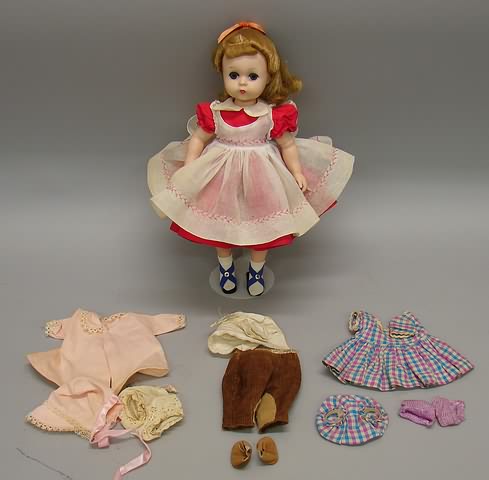 Appraisal: Madame Alexander lot HP Lissy doll She is dressed in