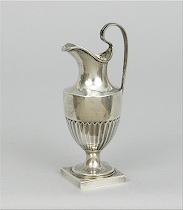 Appraisal: A Small Sterling Silver Ewer A diminutive sterling silver pitcher