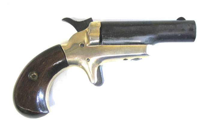 Appraisal: COLT FOURTH MODEL SINGLE SHOT DERRINGER short caliber barrel gold