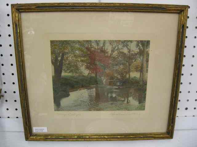 Appraisal: Wallace Nutting Print ''Boy's Delight'' '' x '' signed