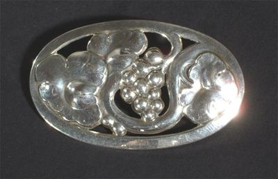 Appraisal: A Georg Jensen silver brooch model no B stamped marks