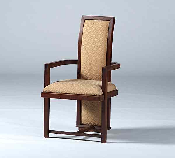 Appraisal: Frank Lloyd Wright Chair American ca s A Frank Lloyd